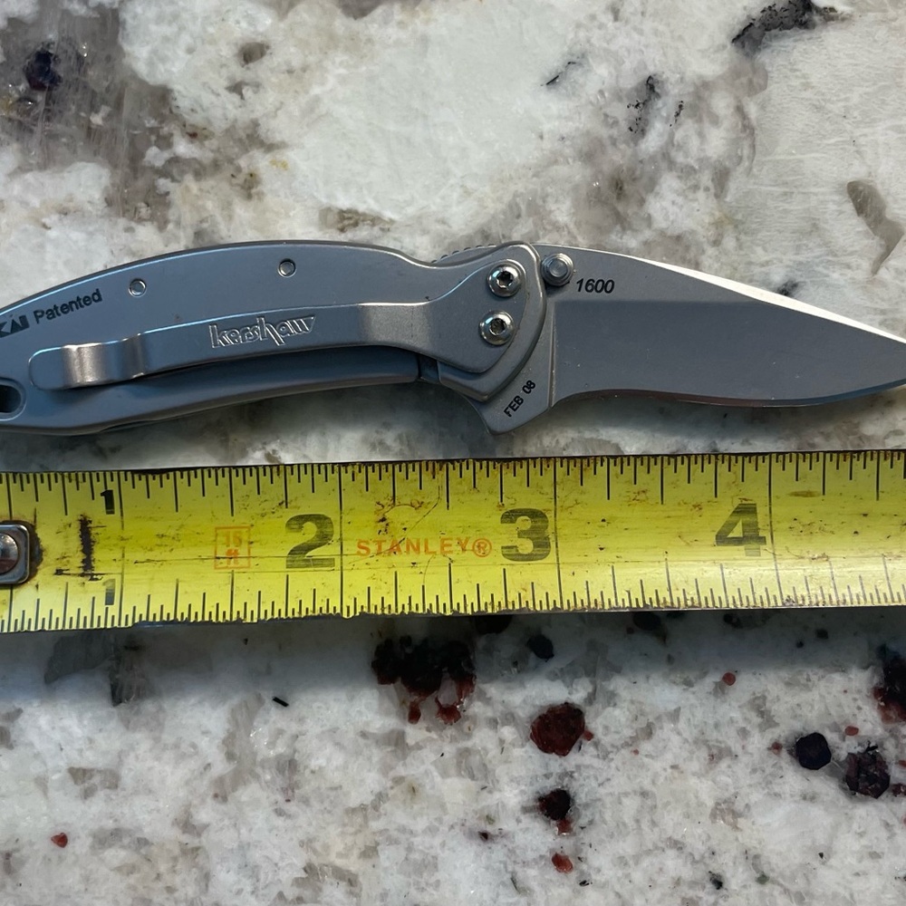 Kershaw 1600 Folding Pocket Knife - Silver - Picture 6 of 10